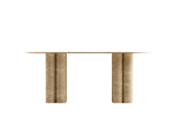 Arte Marble Traverten Yemek Masası