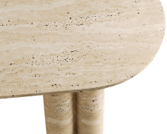 Arte Marble Traverten Yemek Masası