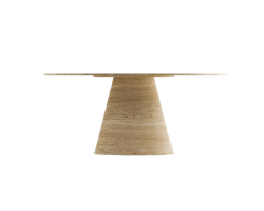 Arte Marble Traverten Yemek Masası