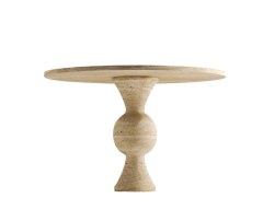 Arte Marble Traverten Yemek Masası