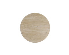 Arte Marble Traverten Yuvarlak Masa