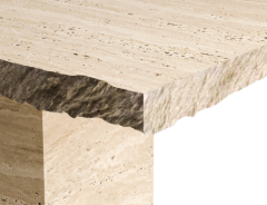 Arte Marble Traverten Yemek Masası