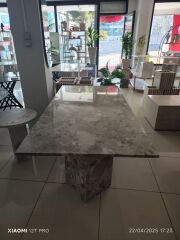 Arte Marble Latte Mermer Yemek Masası