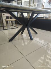 Arte Marble Uludağ Siyahı Yemek Masası 180x90