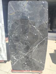 Arte Marble Afyon Siyahı Yemek Masası 160x90