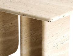 Arte Marble Traverten Yemek Masası