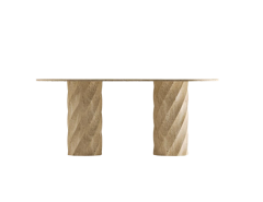 Arte Marble Traverten Yemek Masası