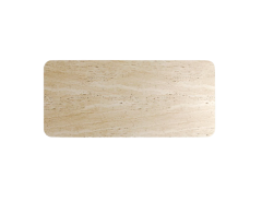 Arte Marble Traverten Yemek Masası