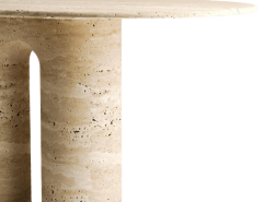 Arte Marble Traverten Yemek Masası