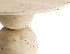 Arte Marble Traverten Yemek Masası