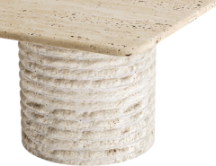 Arte Marble Traverten Orta Sehpa