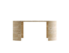 Arte Marble Traverten Orta Sehpa