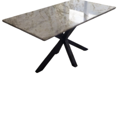 Arte Marble Akhisar Bej Mermer Masa 180x90