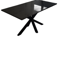 Arte Marble Alexandra Black Mermer Masa 180x90