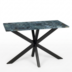 Arte Marble Maxton Lemurian Blue Porselen Yemek Masası