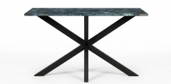 Arte Marble Maxton Lemurian Blue Porselen Yemek Masası