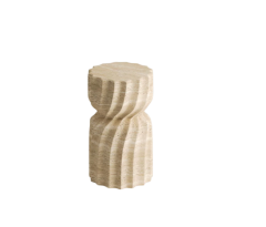 Arte Marble Traverten Yan Sehpa