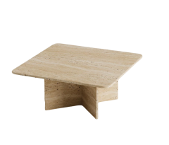Arte Marble Traverten Orta Sehpa