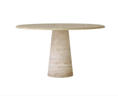 Arte Marble Traverten Yemek Masası