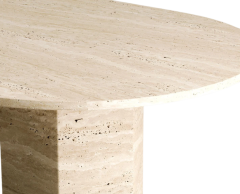 Arte Marble Traverten Yemek Masası