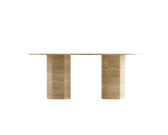 Arte Marble Traverten Yemek Masası