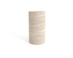 Arte Marble Traverten Silindir Vazo