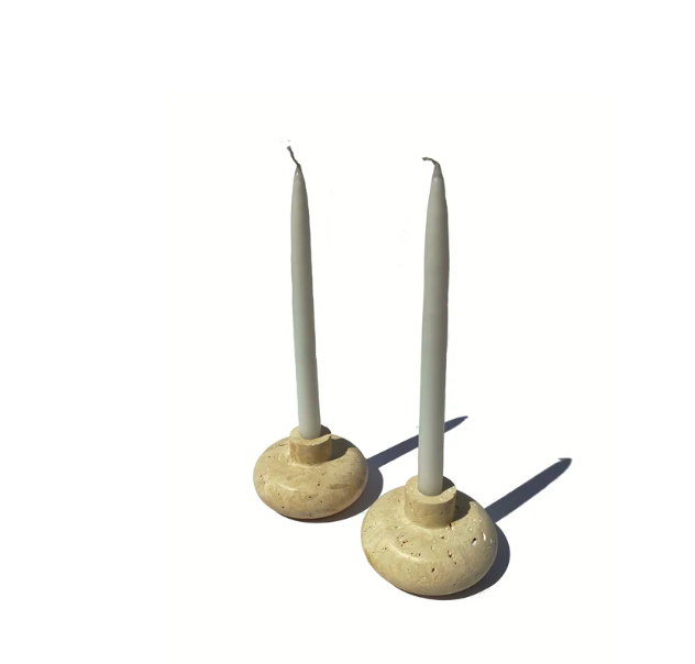 Arte Marble Traverten Şamdan