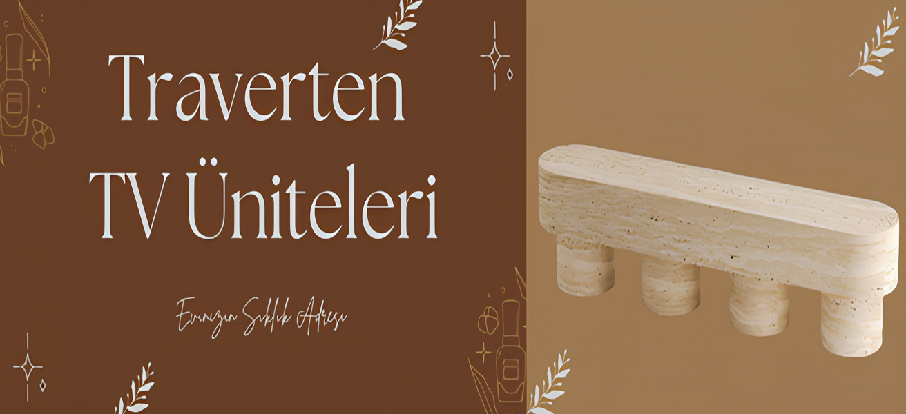 Traverten TV Ünitesi
