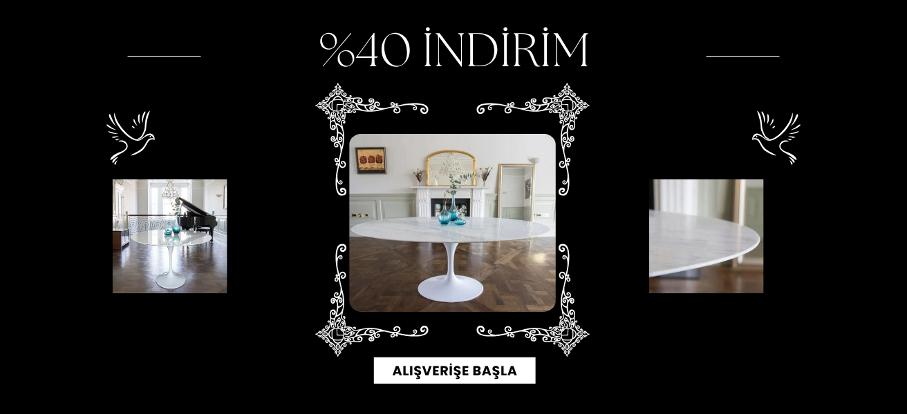 Mermer Yemek Masası