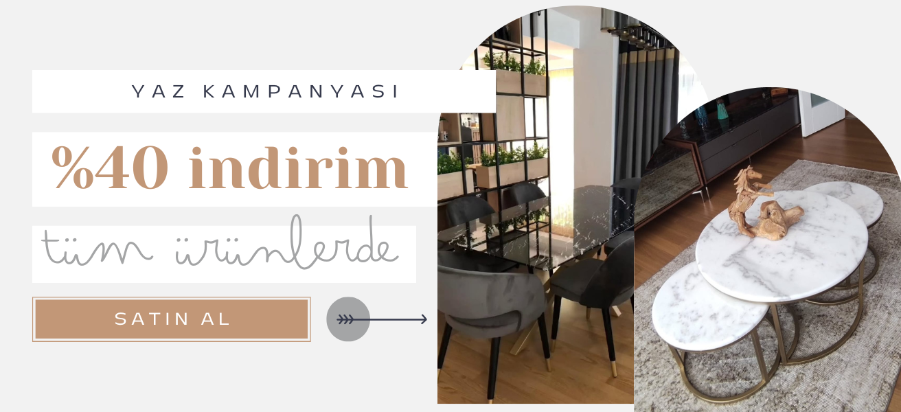 Mermer Yemek Masası