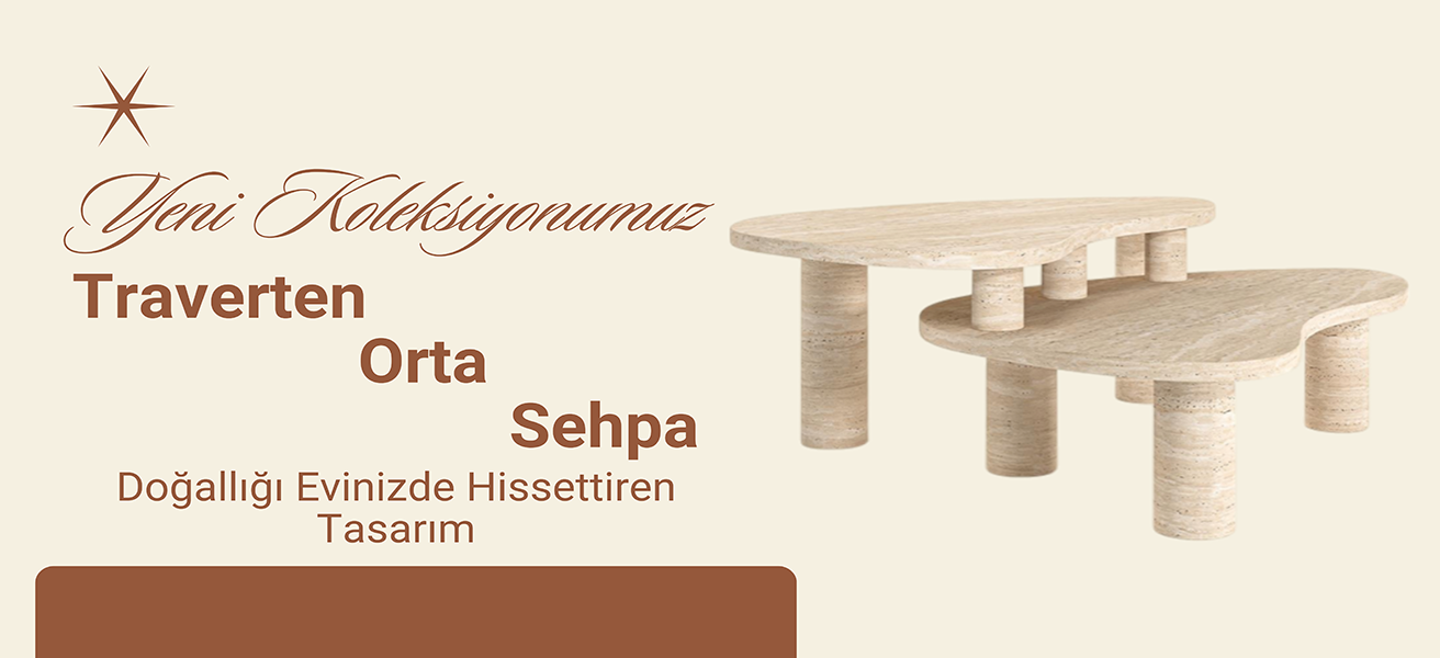 Traverten Orta Sehpa