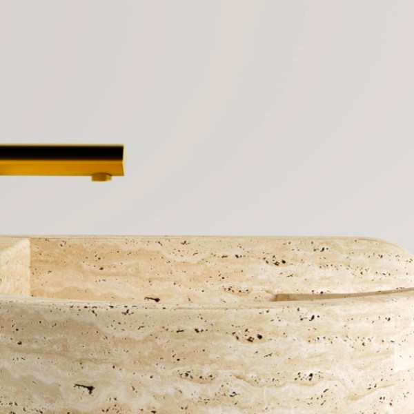 Arte Marble Palmas Traverten Lavabo
