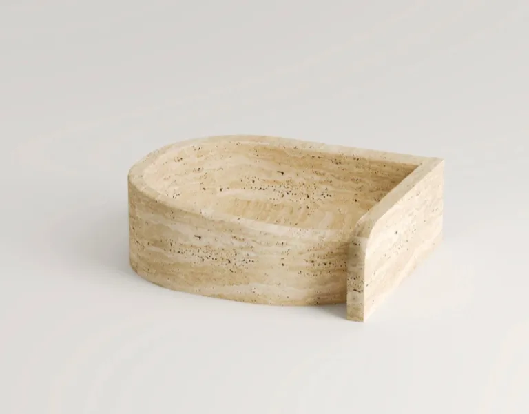Arte Marble Palmas Traverten Lavabo