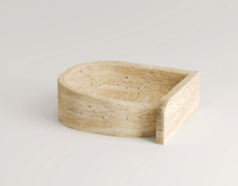 Arte Marble Palmas Traverten Lavabo