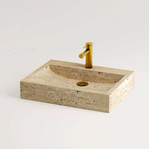 Arte Marble Macapa Traverten Lavabo
