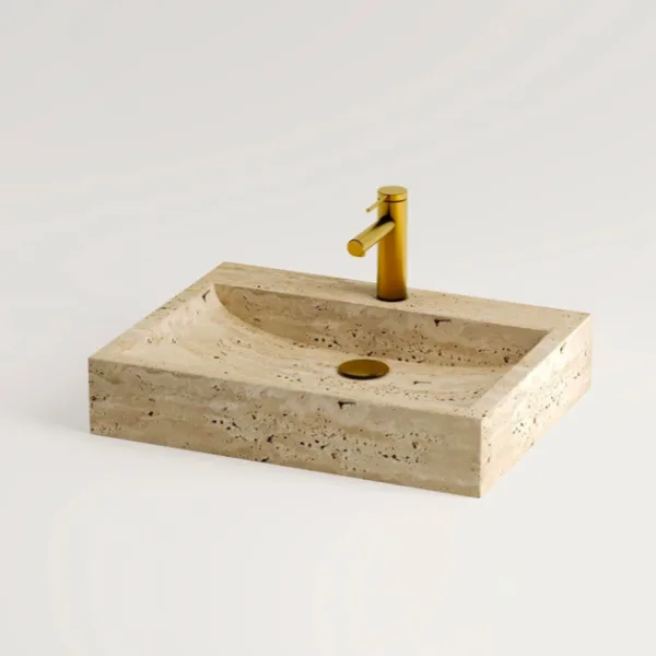 Arte Marble Macapa Traverten Lavabo