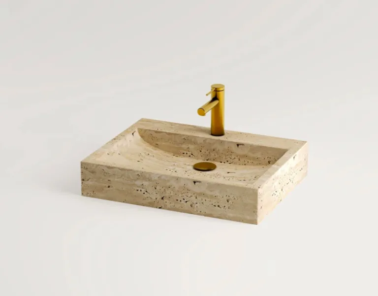 Arte Marble Macapa Traverten Lavabo