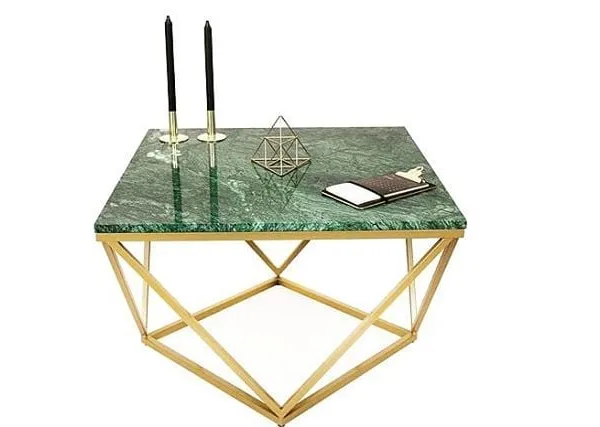 Arte Marble Matinhos Verde Guatemala Orta Sehpa