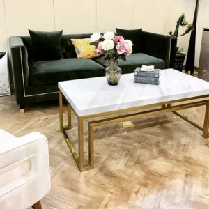 Arte Marble Ourinhos Bianco Muğla Orta Sehpa
