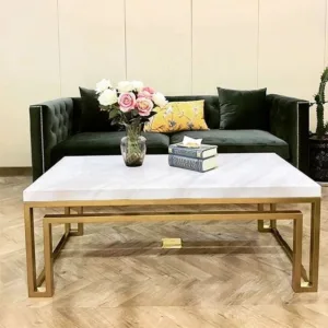 Arte Marble Ourinhos Bianco Muğla Orta Sehpa