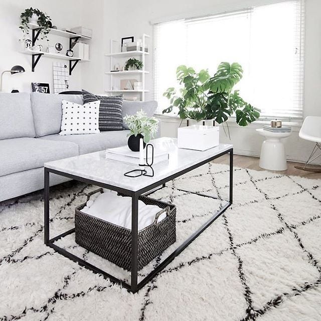 Arte Marble Cananeia Bianco Muğla Orta Sehpa