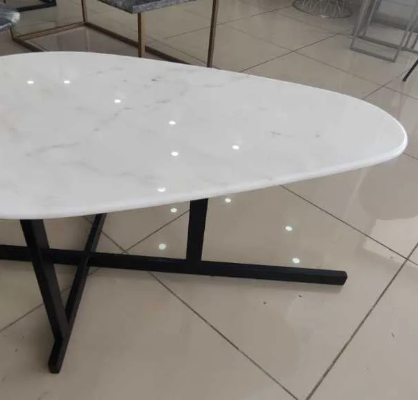 Arte Marble Taubate Afyon Sarı Yumurta Orta Sehpa