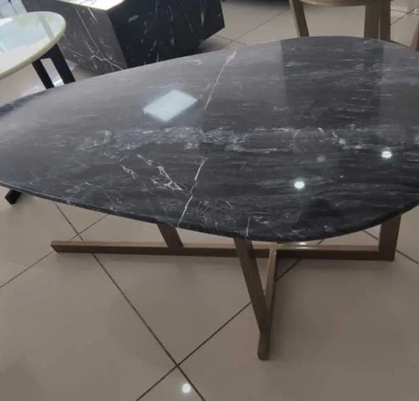 Arte Marble Jacarei Dark River Yumurta Orta Sehpa