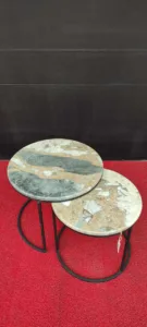 Arte Marble Suzano Afyon Tricolor Orta Sehpa