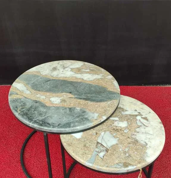 Arte Marble Suzano Afyon Tricolor Orta Sehpa
