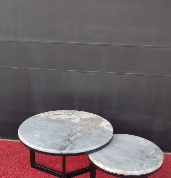 Arte Marble Cotia Afyon Tricolor Orta Sehpa