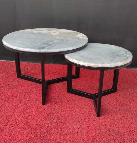 Arte Marble Cotia Afyon Tricolor Orta Sehpa