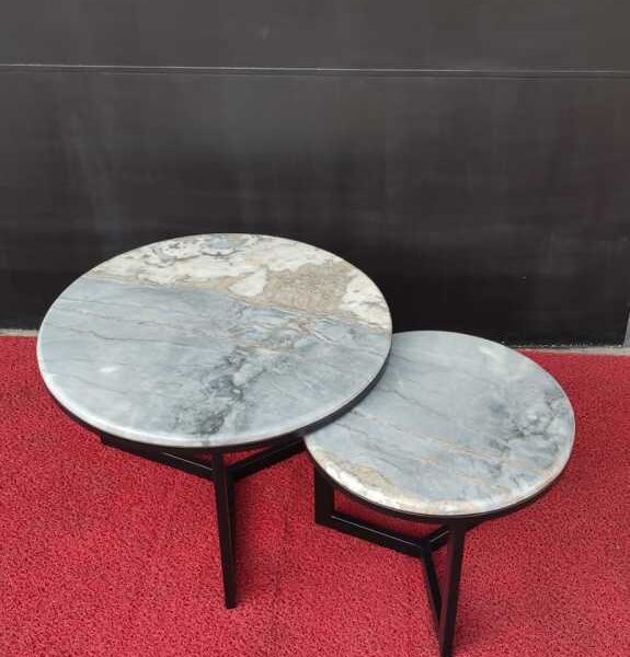 Arte Marble Cotia Afyon Tricolor Orta Sehpa