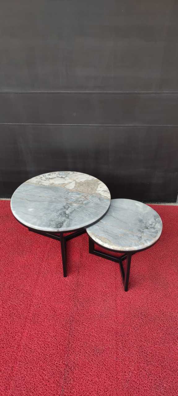 Arte Marble Cotia Afyon Tricolor Orta Sehpa