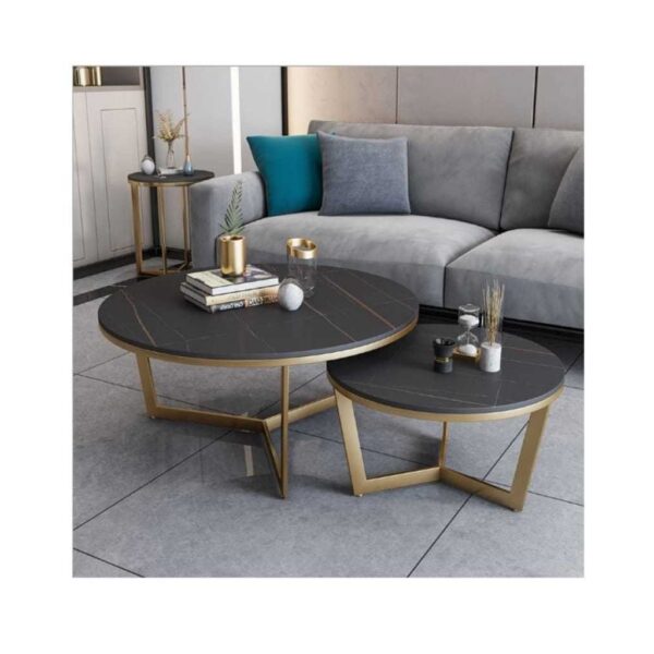 Arte Marble Araras Sahara Noir Orta Sehpa